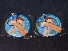 【2個セット】ハイキュー!! グリッター缶バッジ 昼神幸郎 鴎台高校