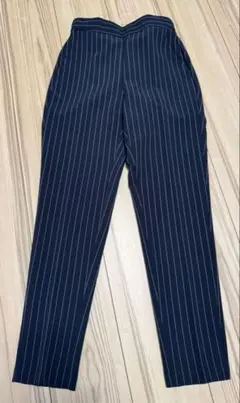 GU ストライプ スラックス ゴムウエスト　美品