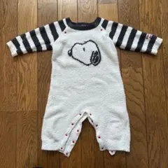 ジェラートピケ　スヌーピー ロンパース 70-80cm