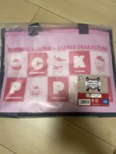 タイトーくじ　サムライジャパン サンリオ　B賞　クリアトートバッグ　侍ジャパン