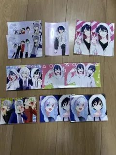 アニメキャラクターブロマイドセット ねこくん めいしー 2枚サイン入り