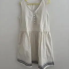 マタニティ　ワンピース　ノースリーブ　Ｍ　綿１００%