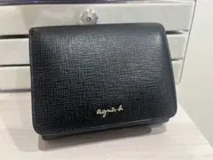 アニエスベー　二つ折り財布　新品　未使用　黒　ブラック　現行品 2026年最新】アニエスベー 財布 二つ折りの人気アイテム - メルカリ