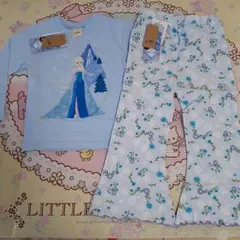 エルサ 長袖Tシャツ＆花柄パンツセット 90サイズ