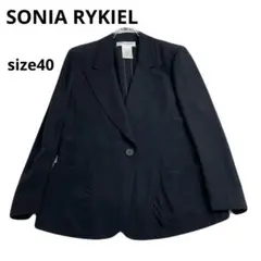 SONIA RYKIEL テーラードジャケット ブラック　サイズ40のサムネイル
