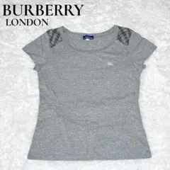 BURBERRY LONDON バーバリー グレー 半袖Tシャツ ノバチェック柄のサムネイル