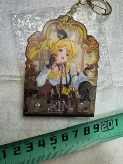 初音ミク　鏡音リン　RIN 映彩 三面印刷アクリルキーホルダーセット