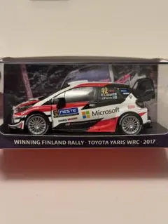 トヨタ ヤリス WRC 2017 フィンランドラリー優勝車 ミニカー