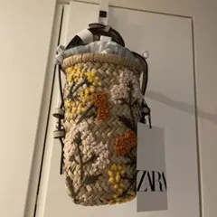 ZARA カゴショルダーバッグ