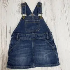 デニム サロペット ワンピース