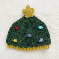 futafuta フタフタ　ツリー　帽子　ベビー　ふたふた　クリスマス　ニット帽