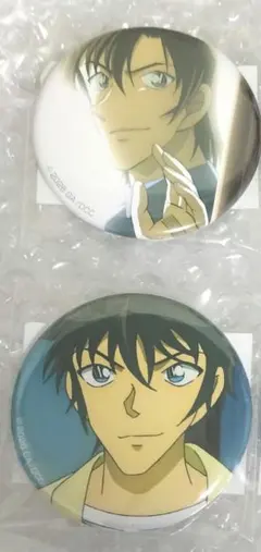 コナンプラザ　名探偵コナン　缶バッジ　萩原　松田