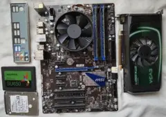 マザー、CPU i7 2600、クーラー、RAM、HDD、グラボの6点セット マザー、CPU i7 2600、クーラー、RAM、HDD、グラボの6点セット - メルカリ