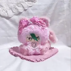 ハンドメイド 着ぐるみ おすわりぬい服 推し活 桃色 d243