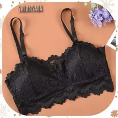 総レース♡チューブトップ ブラトップ キャミソール 上品 セクシー ブラック