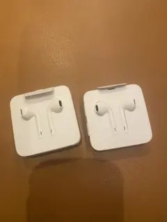 新品未使用　iPhone 付属有線イヤホン 2個セット
