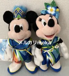 ディズニー夏祭り 2015 ぬいぐるみバッジ ぬいば 着物風
