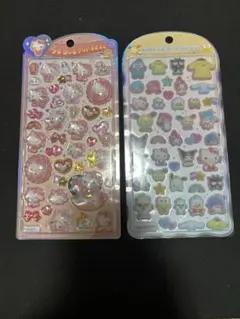 正規品 うるちゅる キティ ベビー コットンパフィーシール サンリオオールスター