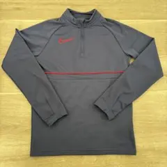Nike DRI-FIT ハーフジップジャージ Sサイズ グレー