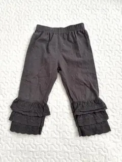 ま*ほ様 しまむら　soft cheese フリルパンツ 100