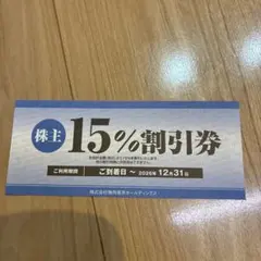 焼肉坂井ホールディングス 15%割引券のサムネイル