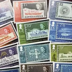 78172セール現品限　外国切手　英領南極地域発行普通16種揃