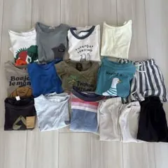 【まとめ売り15着】半袖Tシャツ11着　ズボン80-90サイズ 子供服　ZARA