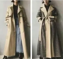 2025年最新】AMERI カラー：ベージュ系 トレンチコート・スプリング