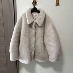 OHGAオーガ エコムートンコート ECO MOUTON COAT M ベージュ - メルカリ