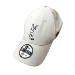 美品 SAINT LAURENT × NEW ERA YSL ロゴ刺繍 キャップのサムネイル