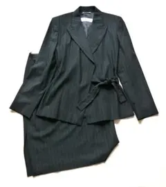 上品*MaxMara 銀タグ スカートスーツセットアップ テーラード ブラック 2025年最新】Max Mara カラー：ブラック系 スカートスーツ上下の