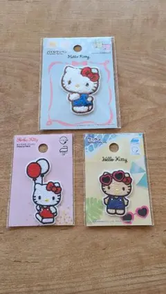 サンリオ ハローキティ ワッペン ３点セット