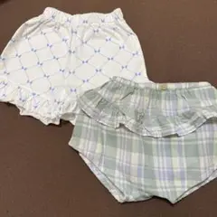ベビー用ブルマ＆ショートパンツ（80サイズ）　２枚セット