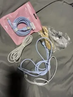 ライトブルー Lightningケーブル 5本セット