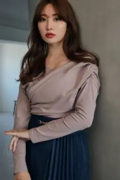 【HLT】Asymmetric Cotton-blend Jersey Top