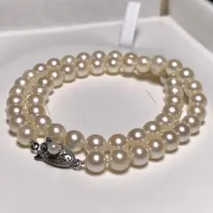 準花珠級 アコヤパール あこや真珠 ネックレス 6.4〜7.0㎜ O627