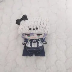 にじぱぺっと 猫耳 帽子 ぬい服 ホワイト