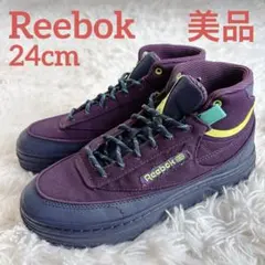 美品】Y2K リーボック クラブシー ゲオ ミッド 厚底スニーカー 