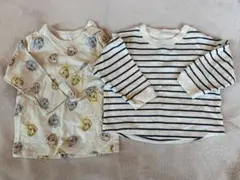 UNIQLO BABY 長袖カットソー 80サイズ　2枚セット