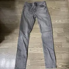 ユニクロ ウルトラストレッチ スキニージーンズ グレー 30（76cm）