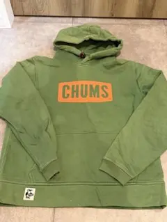 CHUMS パーカー グリーン Lサイズ