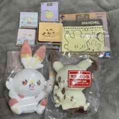 一番くじ ポケピース ラストワン賞 ミミッキュC賞 ヒバニー ぬいぐるみ7点