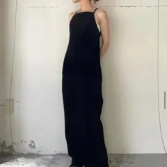 【jens】UNDER CAMISOLE DRESS/茶色/プリーツ
