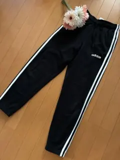 adidas レディース ジャージパンツ 黒 J/XS