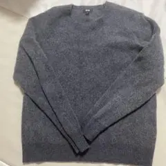 グレー ウール混紡 セーター XLサイズ【美品】UNIQLO