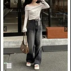 GRL オフショル トップス ホワイト