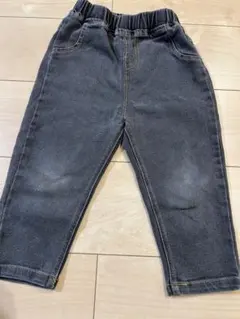 デニム　90 黒　男の子　秋服　冬服
