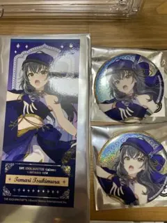 月村手毬　学マス　アニメイトカフェ　缶バッジ