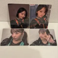 FRUITS ZIPPER 鎮西寿々歌 櫻井優衣 黒衣装 トレカ 4枚