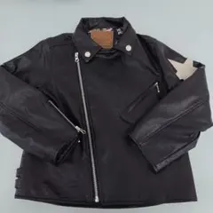 ☆Daddy Oh Daddy☆フェイクレザーライダースジャケット ・120cm